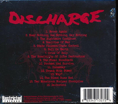 Discharge - The Nightmare Continues: Live (CD)