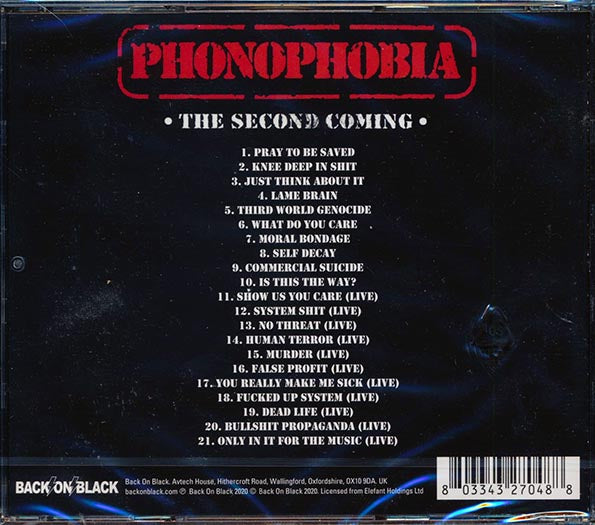 Extreme Noise Terror - Phonophobia: The Second Coming (CD)