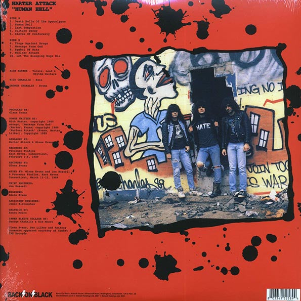 Harter Attack - Human Hell (ltd. ed.) (LP) - PureSound Records