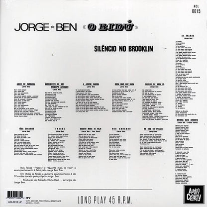 Jorge Ben - O Bidu: Silencio No Brooklin (LP)