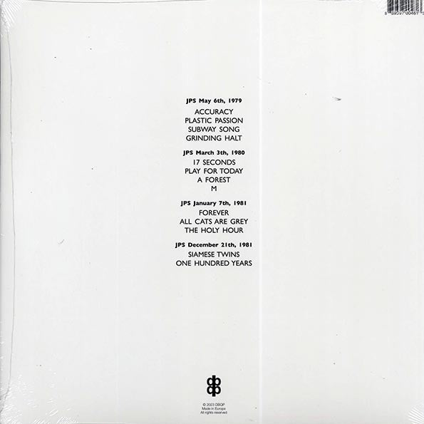 The Cure - BBC Sessions 1979-1981 (LP)