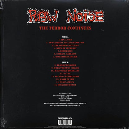 Raw Noise - The Terror Continues (ltd. ed.) (LP)
