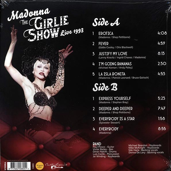 Madonna - The Girlie Show: Live 1993 (LP)
