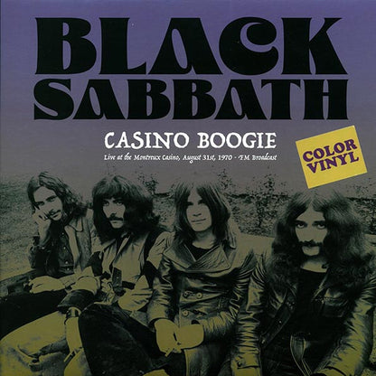 Black Sabbath - Casino Boogie: Live At The Montreux Casino, August 31st 1970 FM Broadcast (LP) - PureSound Records