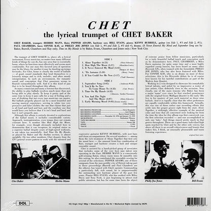Chet Baker - The Lyrical Trumpet Of Chet Baker (LP) - PureSound Records