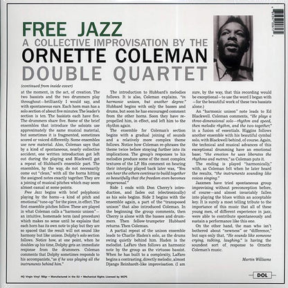 Ornette Coleman Double Quartet - Free Jazz (180g) (LP) - PureSound Records