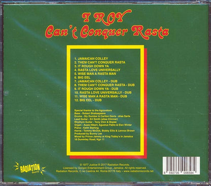 I Roy - Can't Conquer Rasta (CD)
