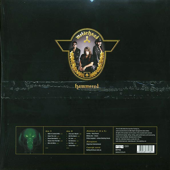 Motorhead - Hammered (20th Anniv. Ed.) (ltd. ed.) (LP) - PureSound Records