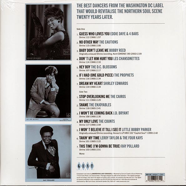 The Counts, Bobby Reed, The Cairos, Etc. - Shrine Northern: The 60s Rarest Dance Label (LP)
