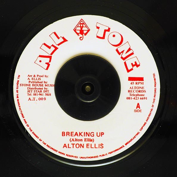 Alton Ellis - Breaking Up  /  Version (7")