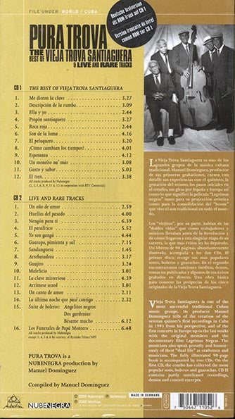 Vieja Trova Santiaguera - Pure Trova: The Best Of Vieja Trova Santiaguera + Live And Rare Tracks (tall casebound set) (2xCD) (CD)