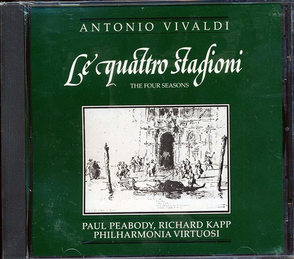 Antonio Vivaldi, Paul Peabody, Richard Kapp, Philharmonic Virtuosi - The Four Seasons (CD)