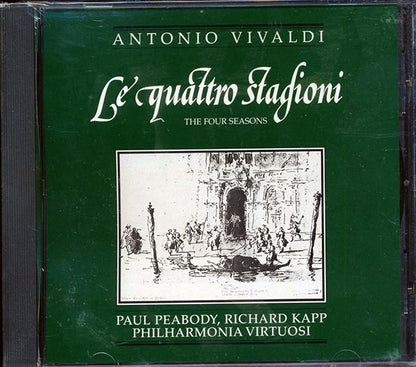 Antonio Vivaldi, Paul Peabody, Richard Kapp, Philharmonic Virtuosi - The Four Seasons (CD)