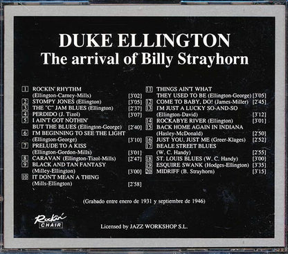 Duke Ellington - The Arrival Of Billy Strayhorn (CD)