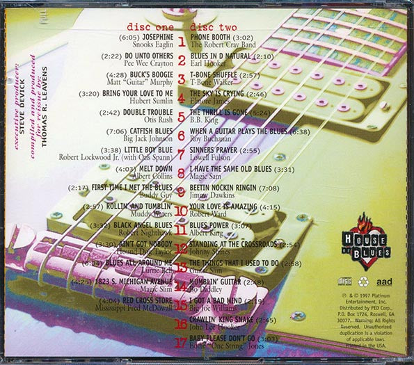 Magic Slim, Albert Collins, Snooks Eglin, Muddy Waters, Etc. - Essential Blues Guitars (32 tracks) (CD)