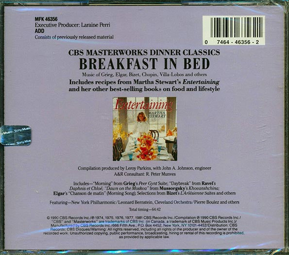 Philharmonia Orchestra, English Chamber Orchestra, Etc. - Breakfast In Bed (CD)