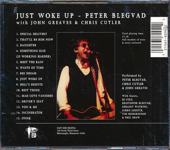 Peter Blegvad - Just Woke Up (CD)