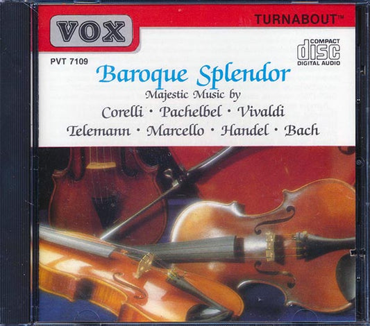 Corelli, Pachelbel, Vivaldi, Telemann, Marcello, Handel, Bach - Baroque Splendor (CD)