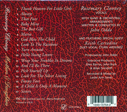 Rosemary Clooney - Mothers & Daughters (CD)