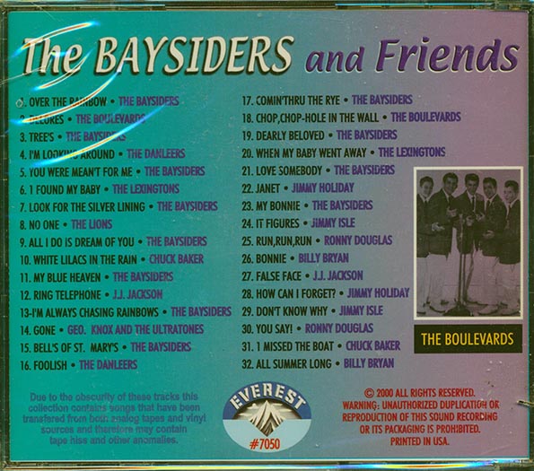 The Baysiders, The Boulevards, The Lexingstons, Etc. - The Baysiders & Friends (CD)
