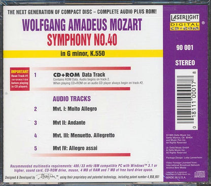 Salzburg Mozarteum Orchestra, Hans Graf - Mozart Symphony No. 40 (CD)