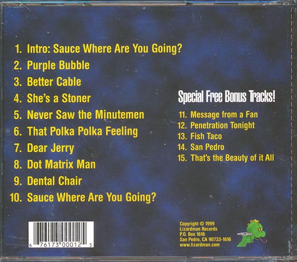 Sauce - Where Are You Going? (CD)