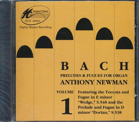 Bach, Anthony Newman - Preludes & Fugues For Organ Volume 1 (CD)