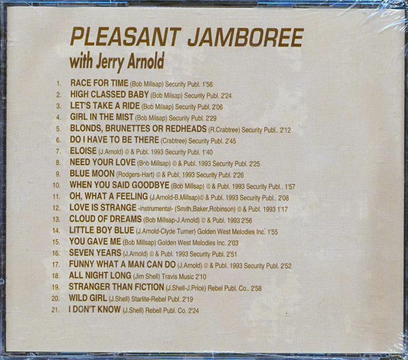 Jerry Arnold - Pleasant Jamboree (CD)