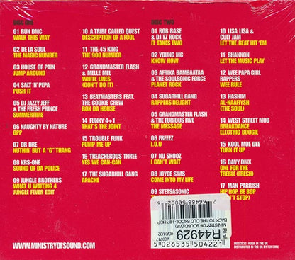 De La Soul, Run DMC, Dr. Dre, Naughty By Nature, Kool Moe Dee, KRS-One, Etc. - Back To The Old Skool Hip Hop (34 tracks) (CD)