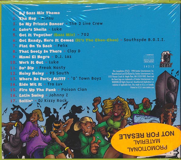 2 Live Crew, DJ Nasty Knock, Kinsu, Etc. - DJ Bass Mix '98 Volume 2 (CD)
