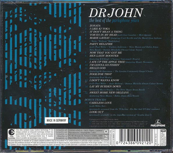 Dr. John - The Best Of The Parlophone Years (CD)