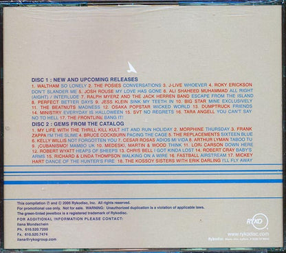 Big Star, Robert Crazy, Ministry, Morphine, Fastball, Mickey Hart, J-Live, Etc. - Rykodisc Summer 2005 Sampler (35 tracks) (CD)