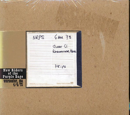 New Riders Of The Purple Sage - Worcester, MA 4/4/73 (CD)