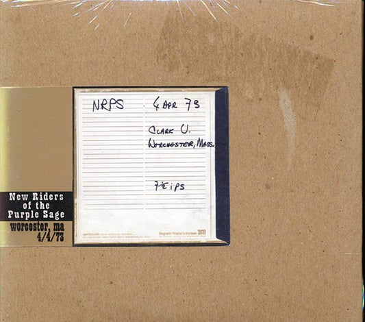 New Riders Of The Purple Sage - Worcester, MA 4/4/73 (CD)