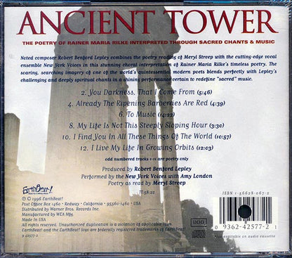 Meryl Streep, Robert Benford Lepley, New York Voices - Ancient Tower: The Poetry Of Rainer Maria Rilke Interpreted Through Sacred Chants & Music (CD)