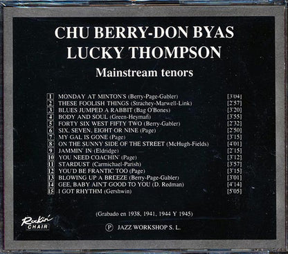 Chu Berry, Don Byas, Lucky Thompson - Mainstream Tenors (CD)