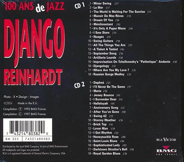 Django Reinhardt - 100 Ans De Jazz (36 tracks) (2xCD) (CD)