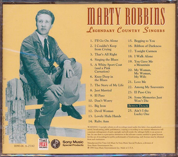 Marty Robbins - Legendary Country Singers (CD)