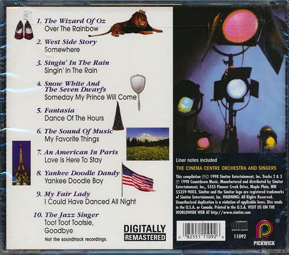 The Cinema Centre Orchestra And Singers - Hits From America'S Great Movie Musicals (CD)