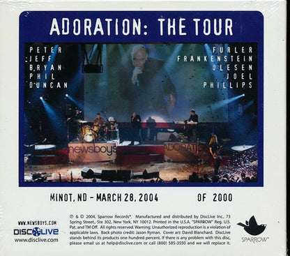 Newsboys - Adoration: The Tour, Live In Minot, ND, 03.28.2004 (CD)