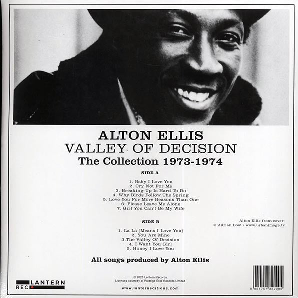 Alton Ellis - Valley Of Decision: The Collection 1973-1974 (LP)