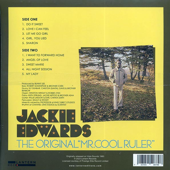 Jackie Edwards - The Original Mr. Cool Ruler (LP) - PureSound Records