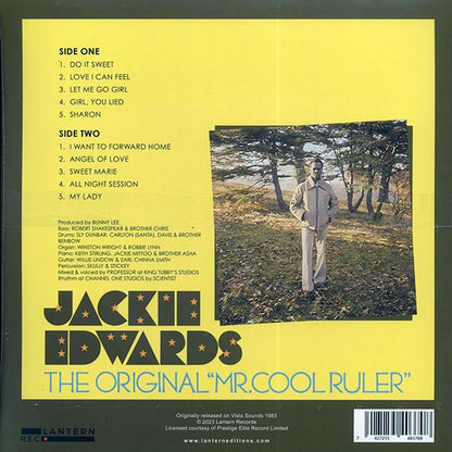 Jackie Edwards - The Original Mr. Cool Ruler (LP) - PureSound Records