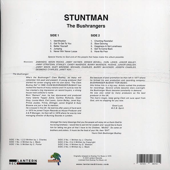 The Bushrangers - Stuntman (LP)