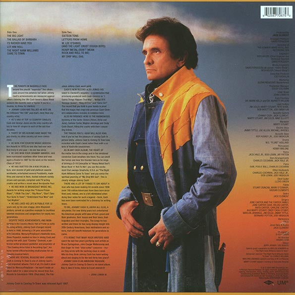 Johnny Cash - Johnny Cash Is Coming To Town (incl. mp3) (180g) (LP) - PureSound Records