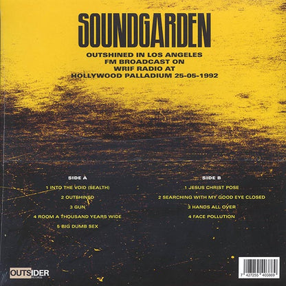 Soundgarden - Outshined In Los Angeles: Hollywood Palladium 25-05-1992 (ltd. ed.) (LP)