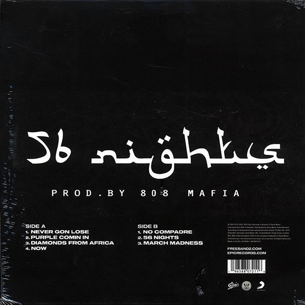 Future, DJ Esco - 56 Nights (LP) - PureSound Records