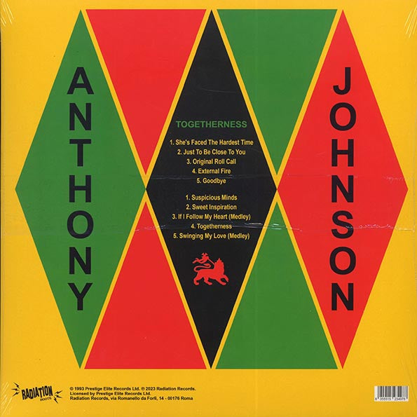 Anthony Johnson - Togetheress (LP) - PureSound Records