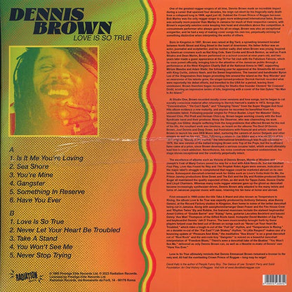 Dennis Brown - Love Is So True (LP) - PureSound Records
