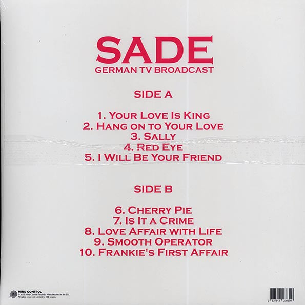 Sade - German TV Broadcast (LP)
